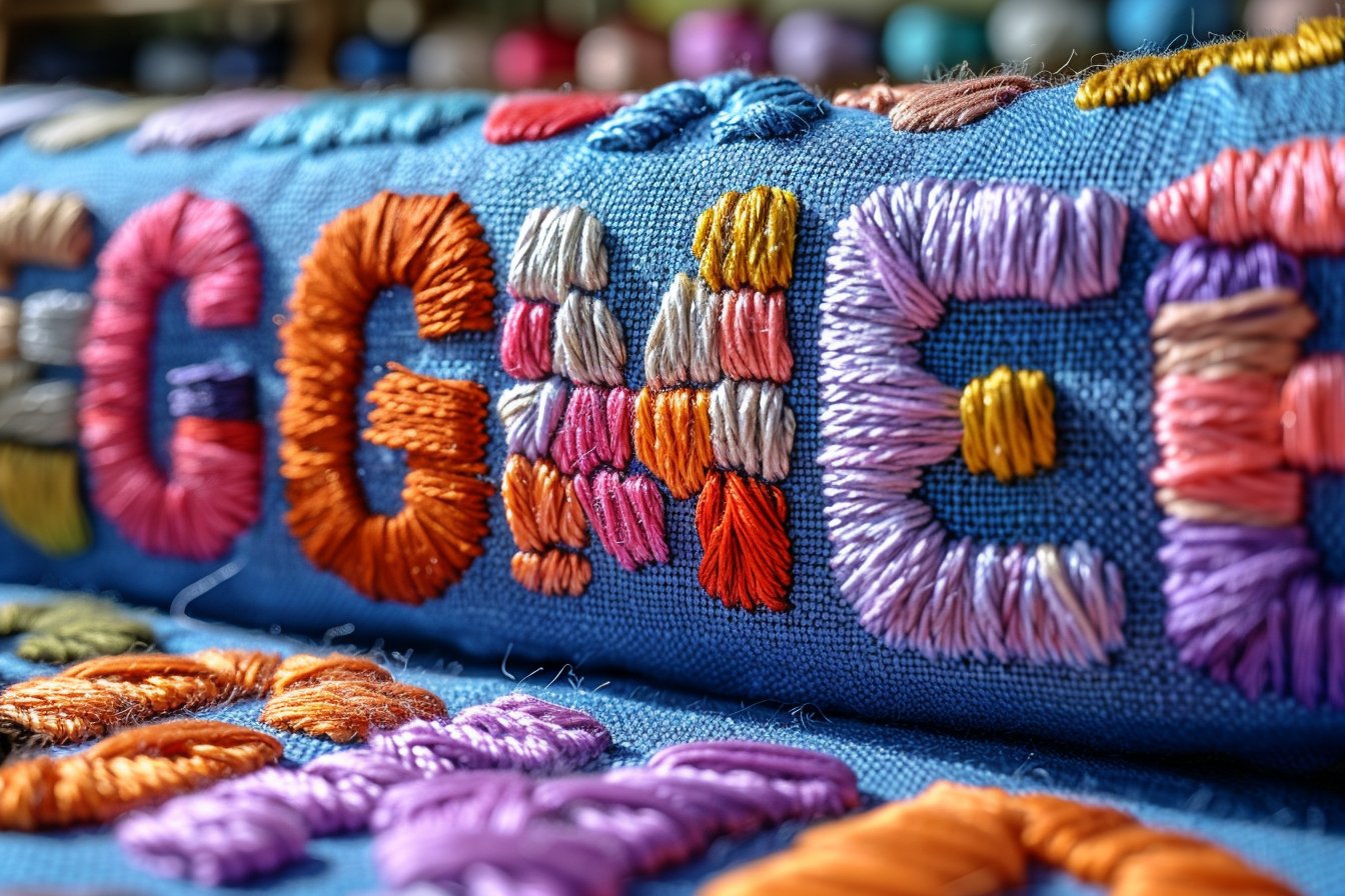 Broderie de lettres : Techniques pour broder des alphabets et des mots