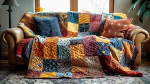 Créer un plaid en patchwork original pour votre intérieur